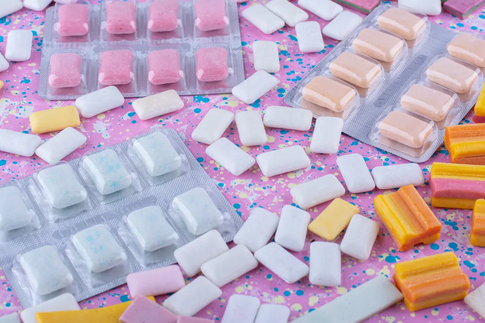 chicles adelgazantes y otros tipos de chicles
