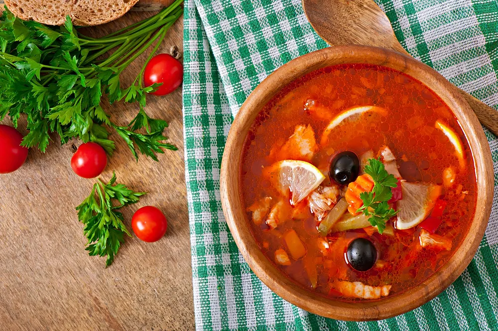 recetas de sopa sopa de pescado con verduras