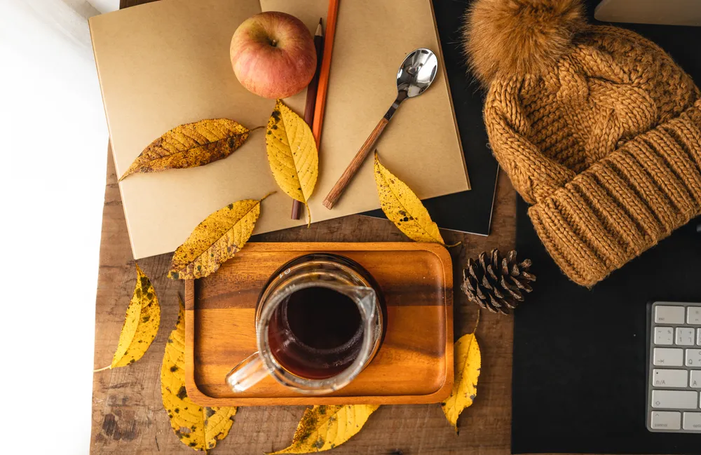 Hidratación en una dieta equilibrada de otoño.