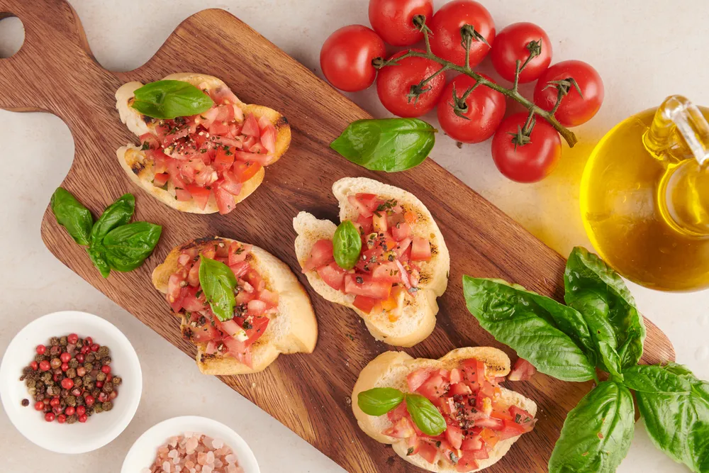 Ideas para aperitivos con bruschetta