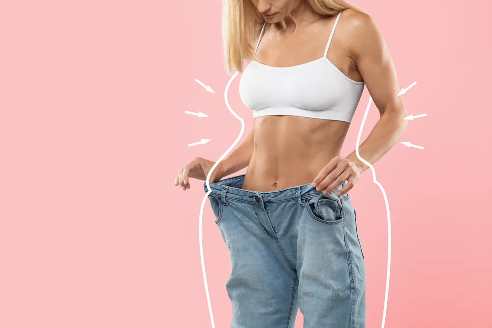 la mujer perdió peso gracias a una dieta equilibrada
