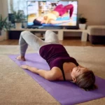 ejercicio del músculo glúteo con grabación